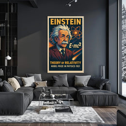 Albert Einstein Nobel Prize In Physics Poster