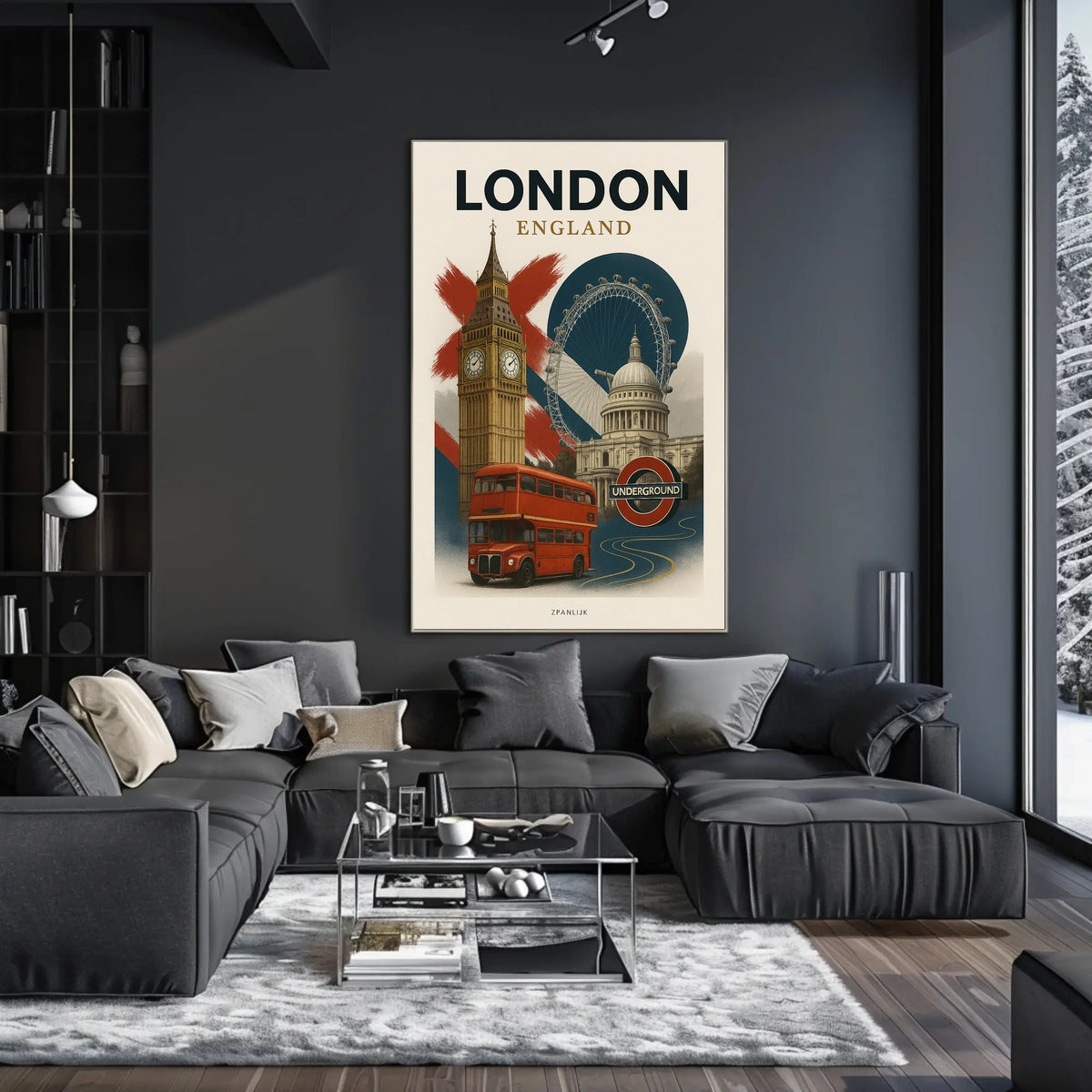 London Landmarks Poster