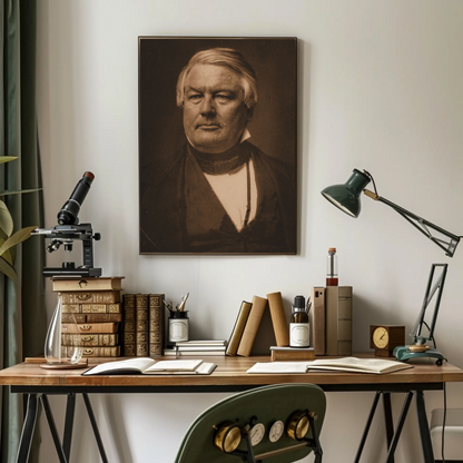Millard Fillmore 13th President Sepia Photo
