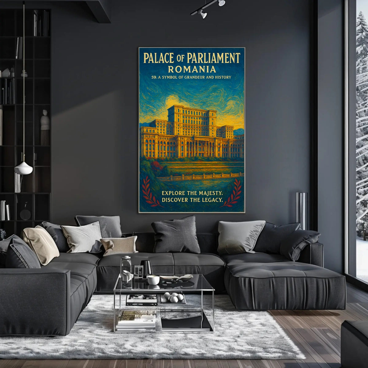 Palace Of Parliament Romania Poster