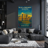 Palace Of Parliament Romania Poster