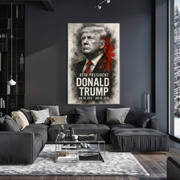 Donald Trump 47th President Poster
