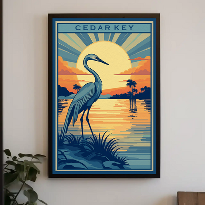 Cedar Key Travel Poster