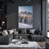 Breathtaking Winter Scene in a National Park Poster