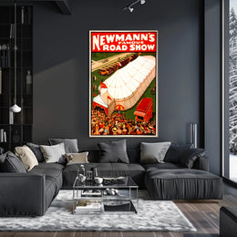 Newmann's Famous Road Show Vintage Cultural Poster