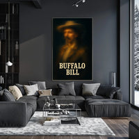Buffalo Bill Wild West Historical Poster
