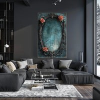 Ornate Vintage Beauty & Decay Art Print Abstract Poster