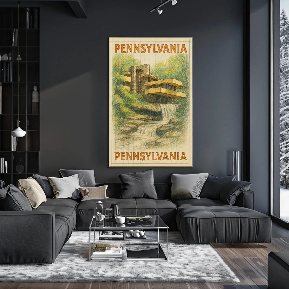 Pennsylvania Architectural Marvel Poster