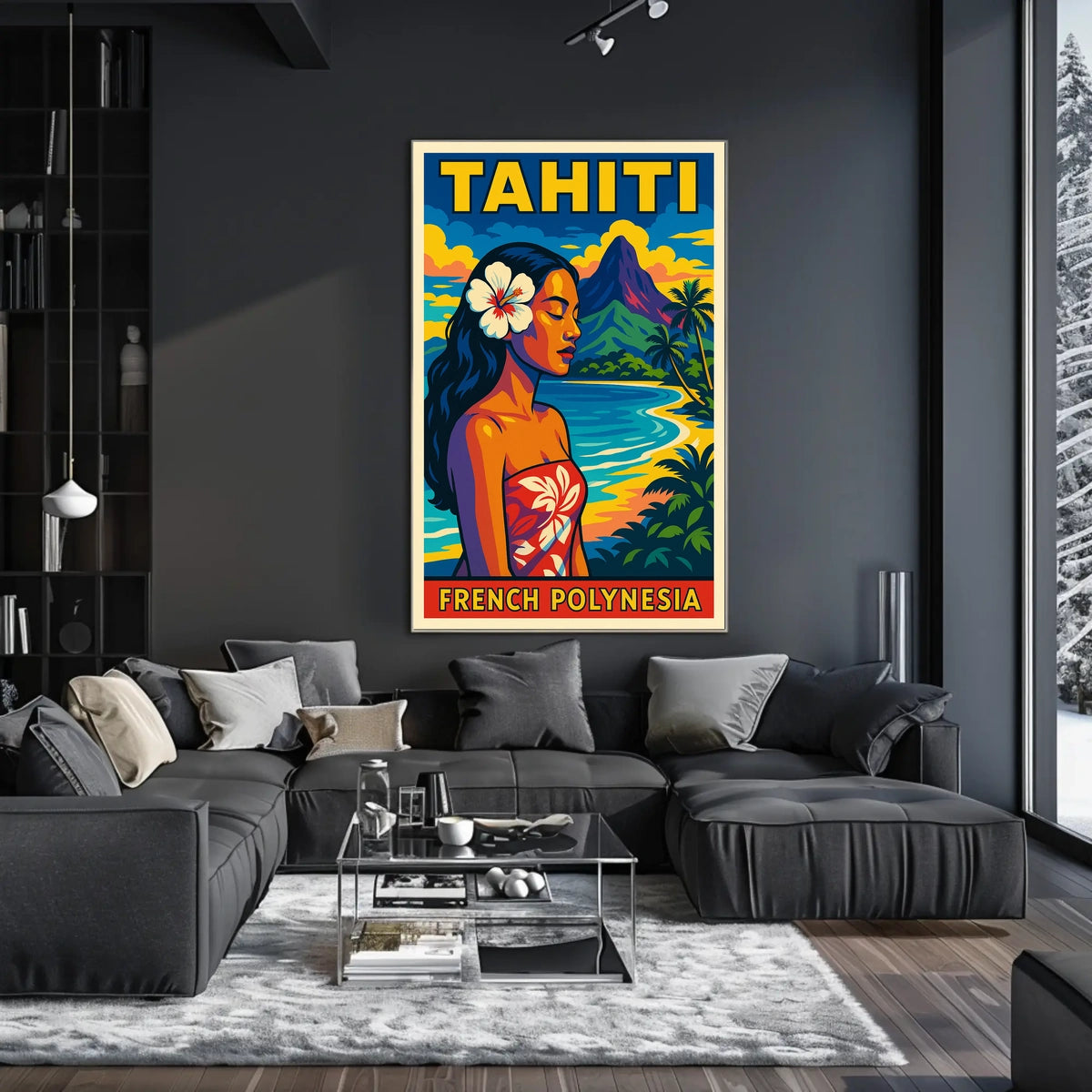 Tahiti French Polynesia Poster