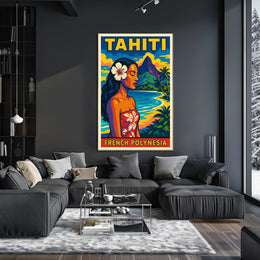 Tahiti French Polynesia Poster