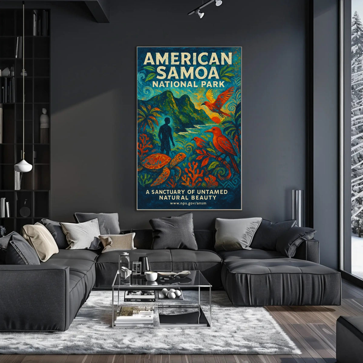 American Samoa National Park Untamed Beauty National Park Poster