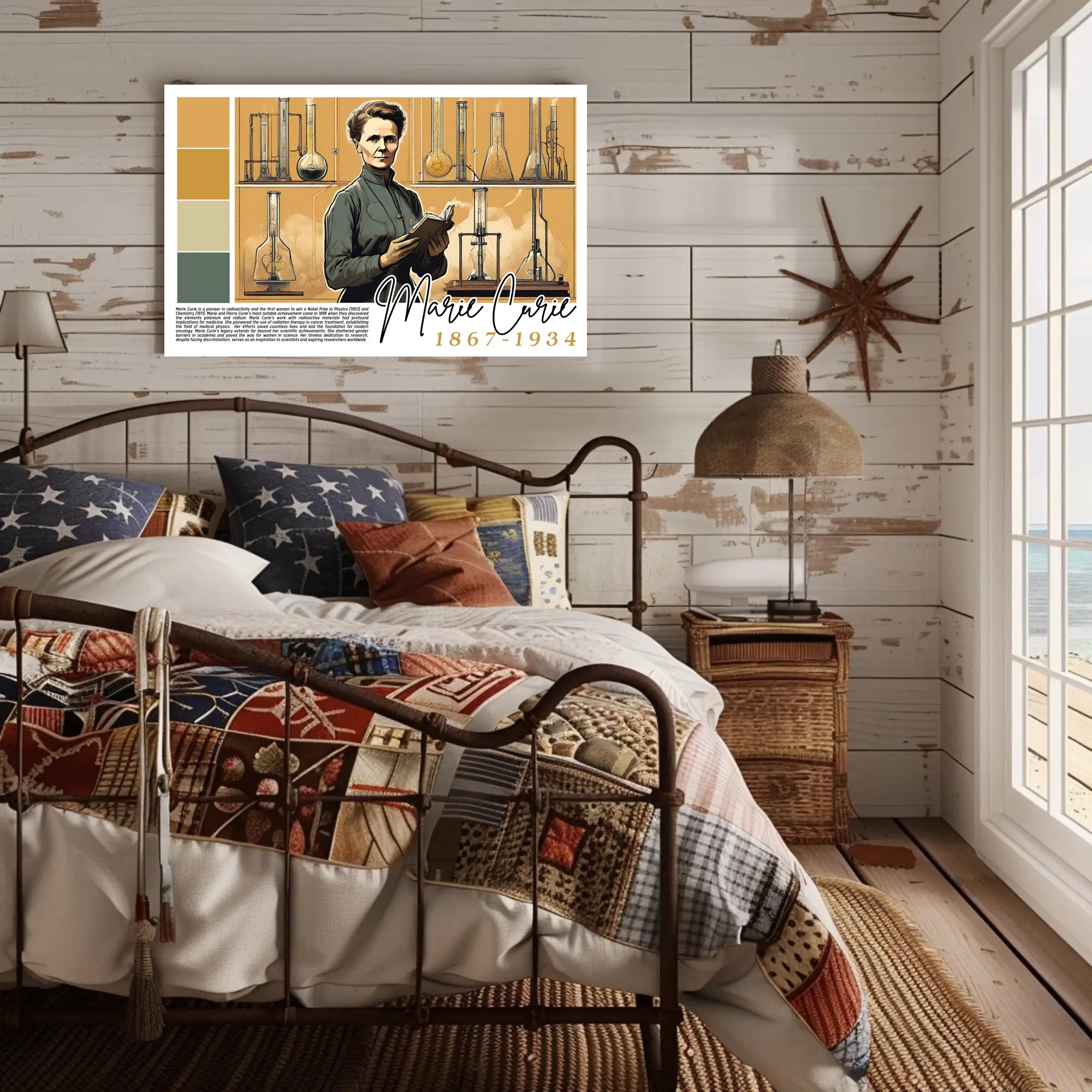 Marie Curie: Pioneer of Radioactivity Poster