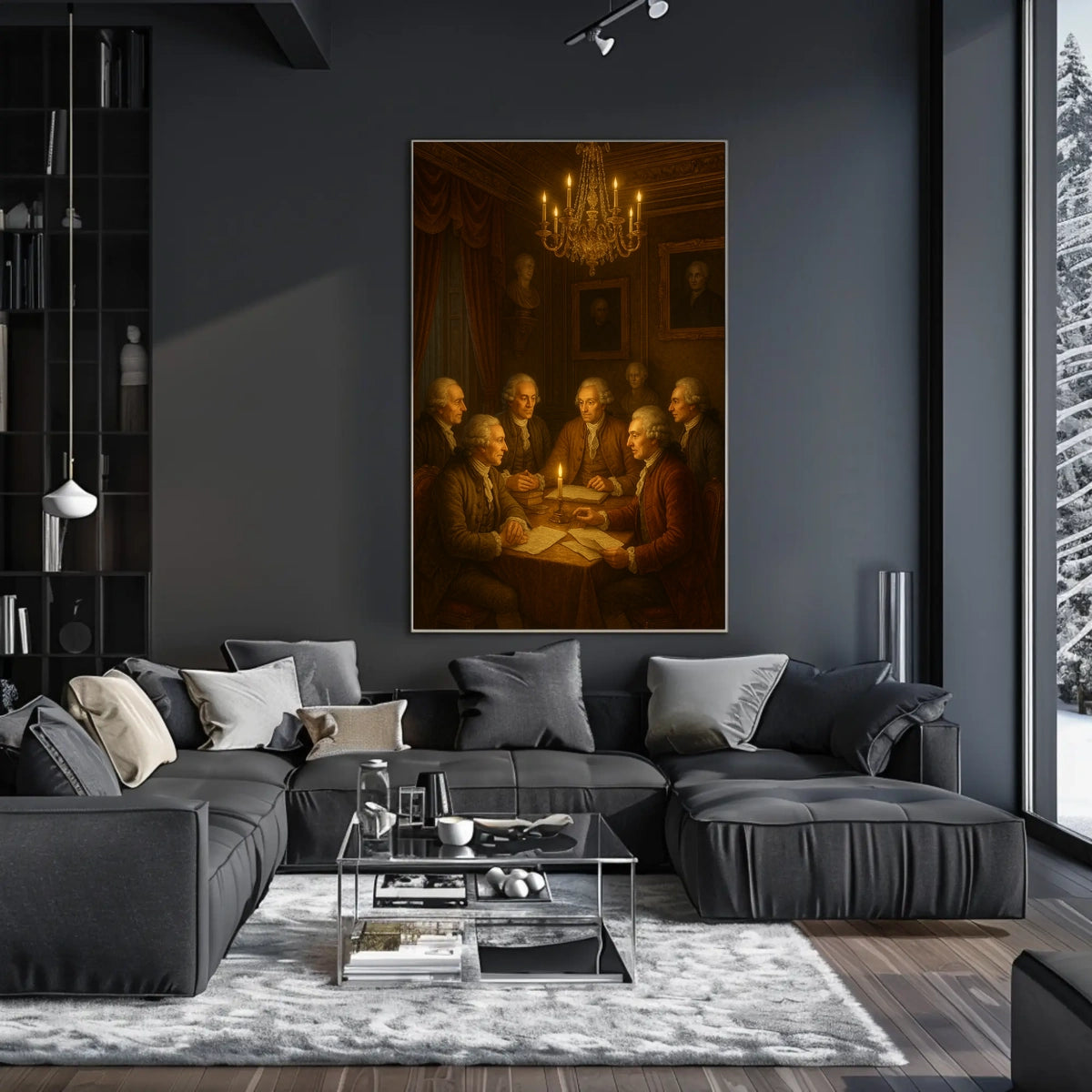 Founding Fathers Gathering Poster