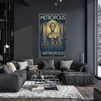 Metropolis  Art Deco Futurism Poster PosterGoat