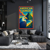 American Samoa Scenic Poster
