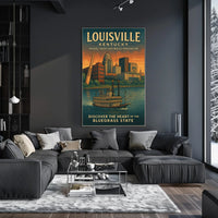 Louisville, Kentucky Where Tradition Meets Innovation Poster
