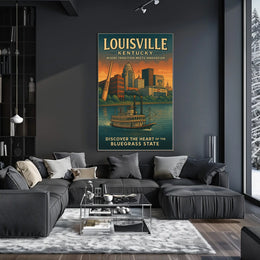 Louisville, Kentucky Where Tradition Meets Innovation Poster