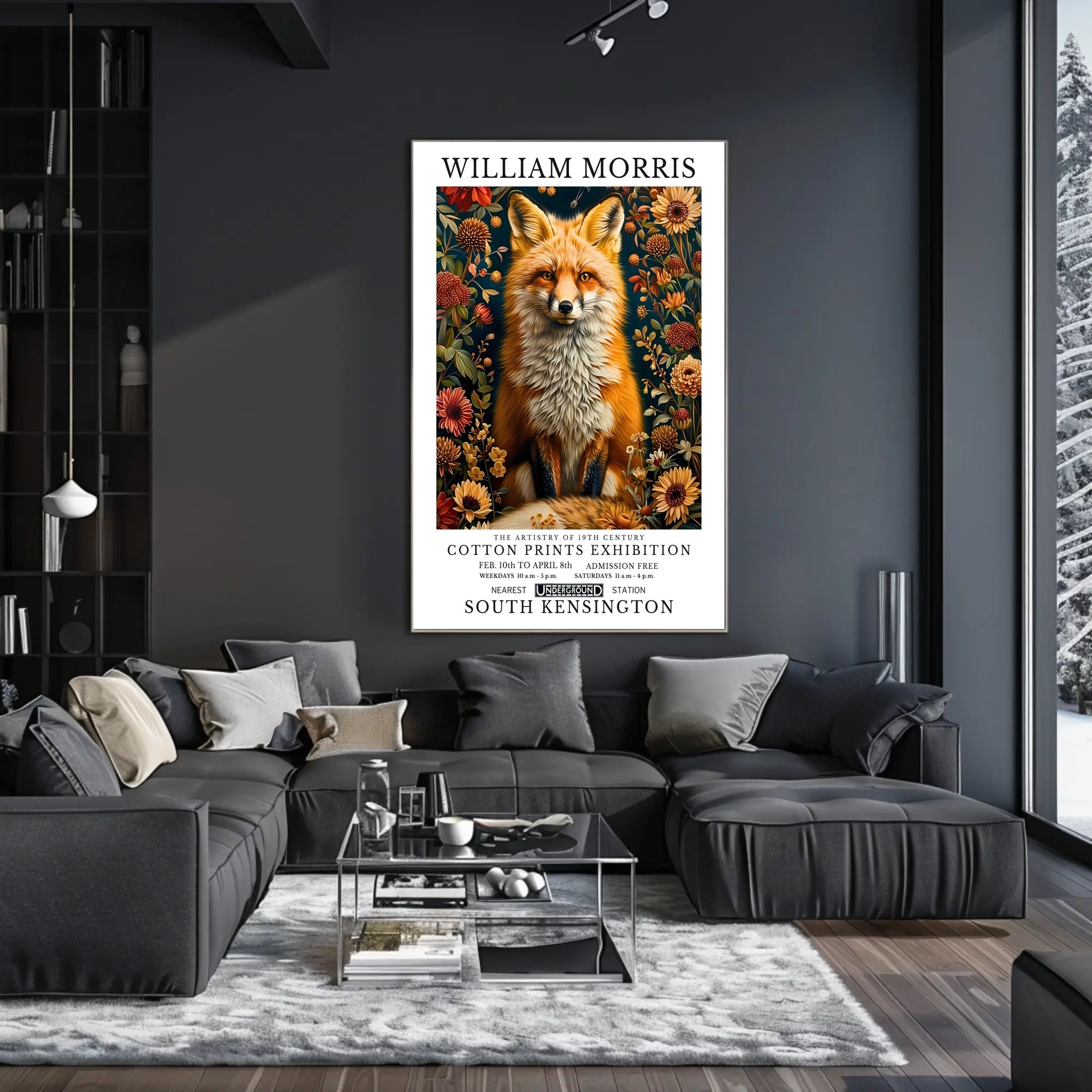 William Morris Vintage Elegance Cultural or Heritage Poster