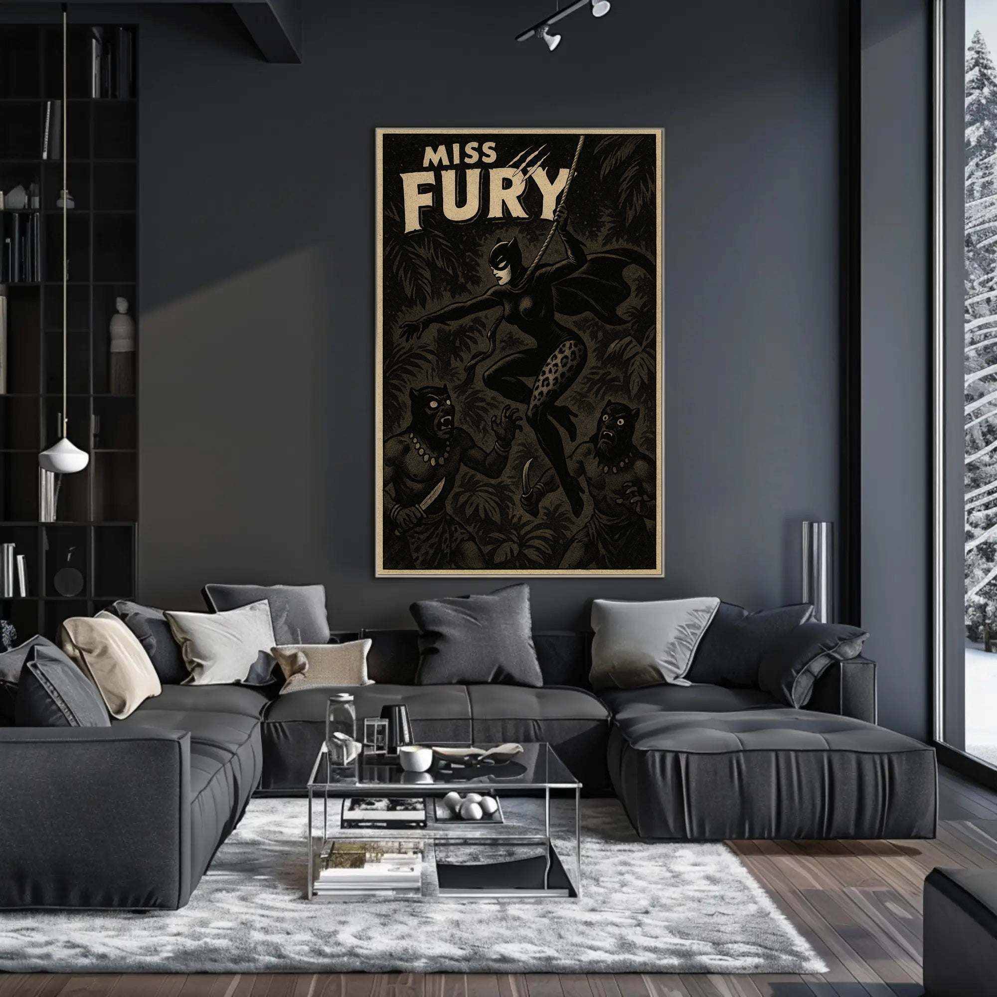 Miss Fury Adventure Poster PosterGoat