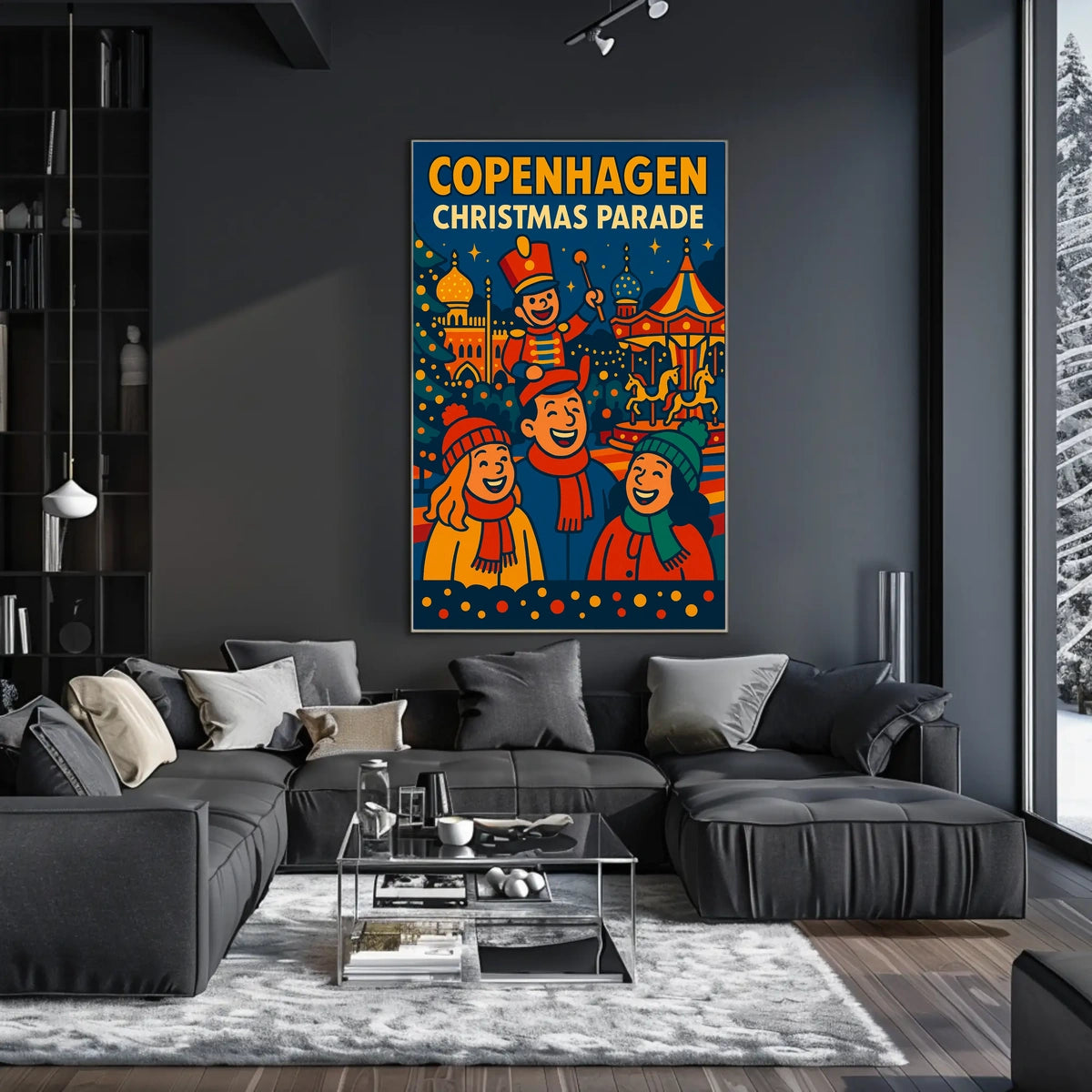 Copenhagen Christmas Parade Poster