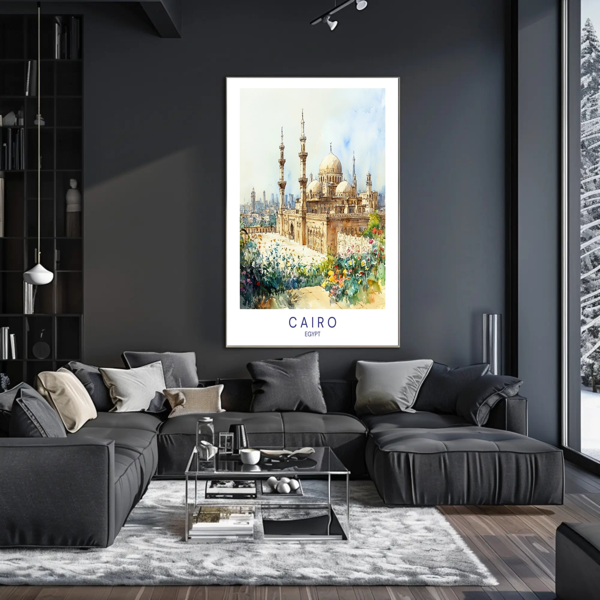 Cairo's Architectural Splendor Poster PosterGoat