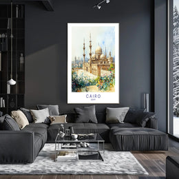 Cairo's Architectural Splendor Poster PosterGoat