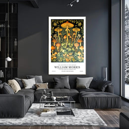 William Morris Cotton Prints Exhibition Poster