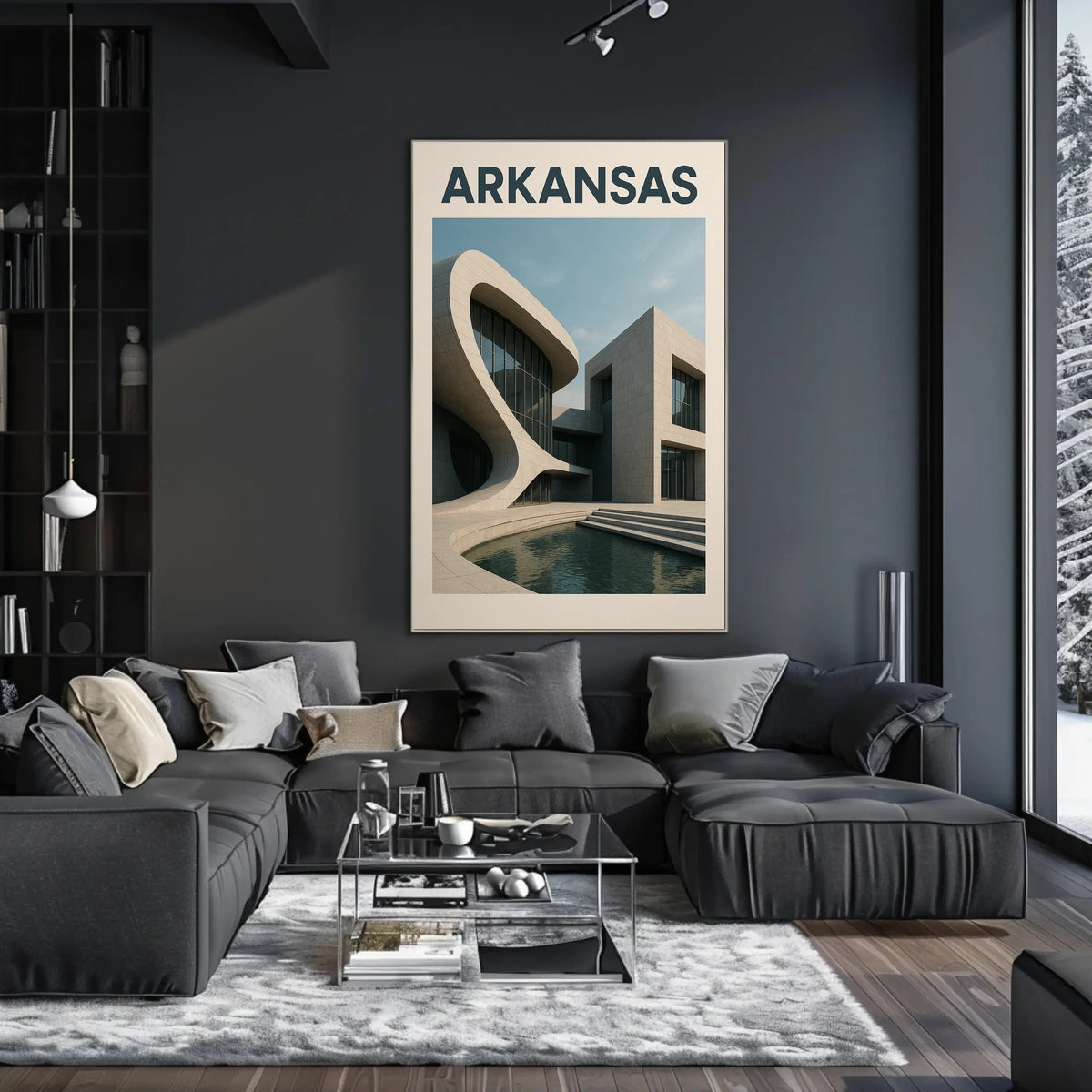 Modern Architecture In Arkansas Modern Poster