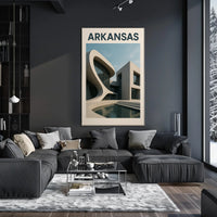 Modern Architecture In Arkansas Modern Poster