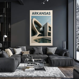Modern Architecture In Arkansas Modern Poster