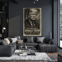 Donald Trump The Unyielding Resolve Poster