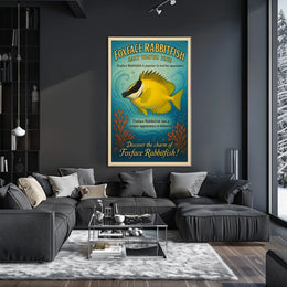 Discover the Charm of Foxface Rabbitfish Poster