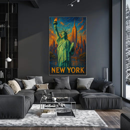 New York Cityscape Poster