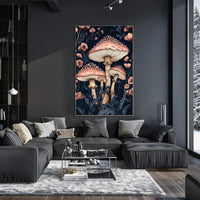 Magic Mushroom Forest in Fantasy or Mythology Poster