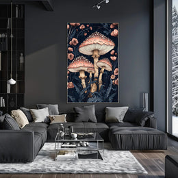 Magic Mushroom Forest in Fantasy or Mythology Poster