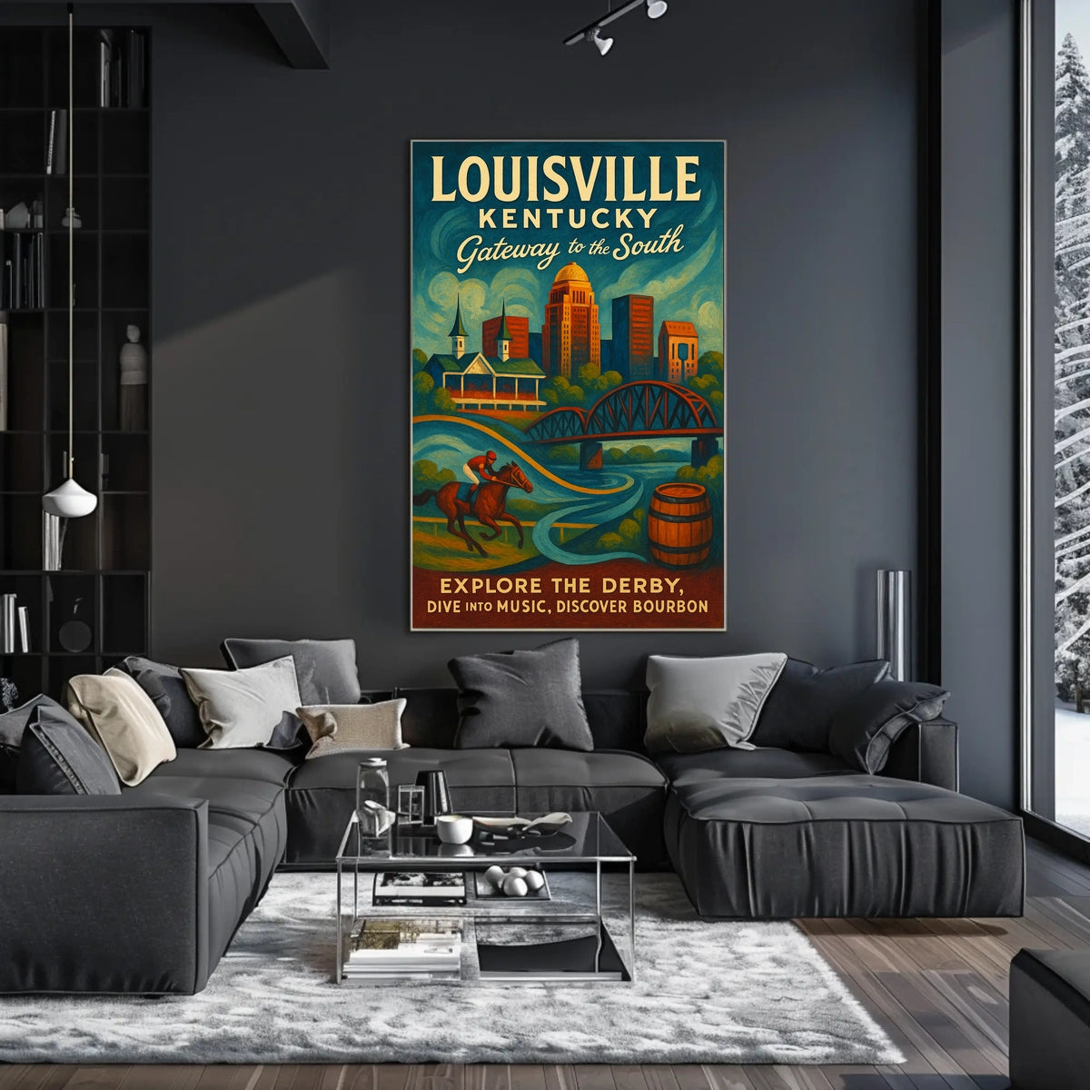 Louisville, Kentucky Gateway to the South Poster