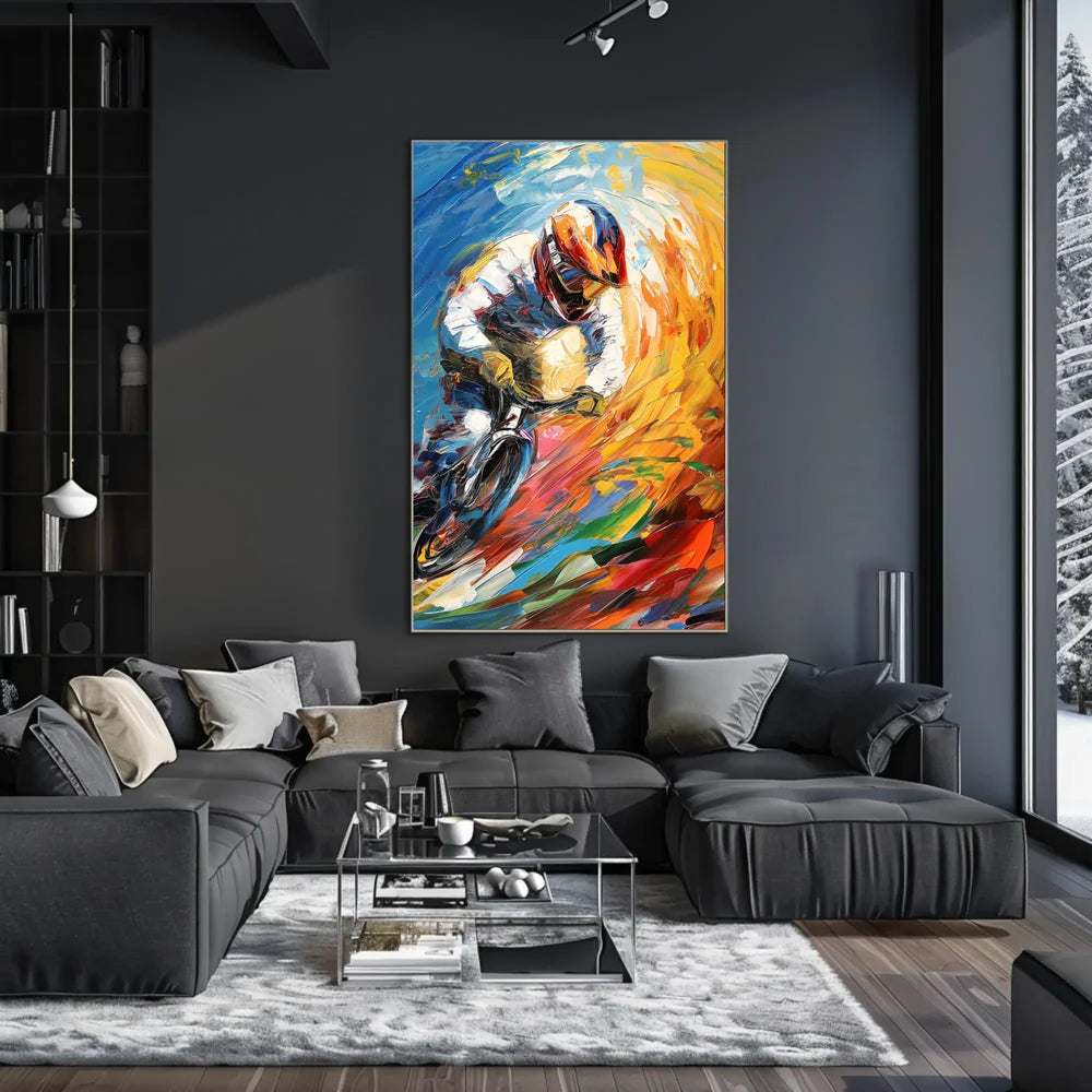 Futuristic Cityscape Sci-Fi Utopian Theme Poster