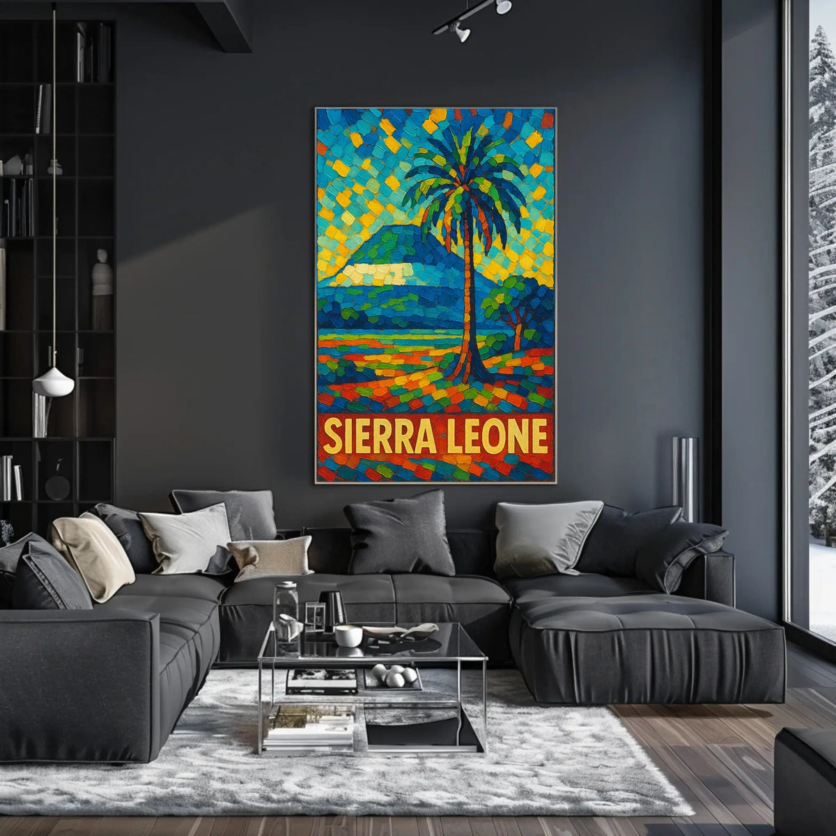 Sierra Leone Vibrant Landscape Poster