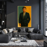 Mid-20th Century John F Kennedy Classic Portrait Poster