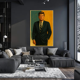 Mid-20th Century John F Kennedy Classic Portrait Poster