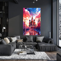 Vibrant St. BasilS Cathedral Poster
