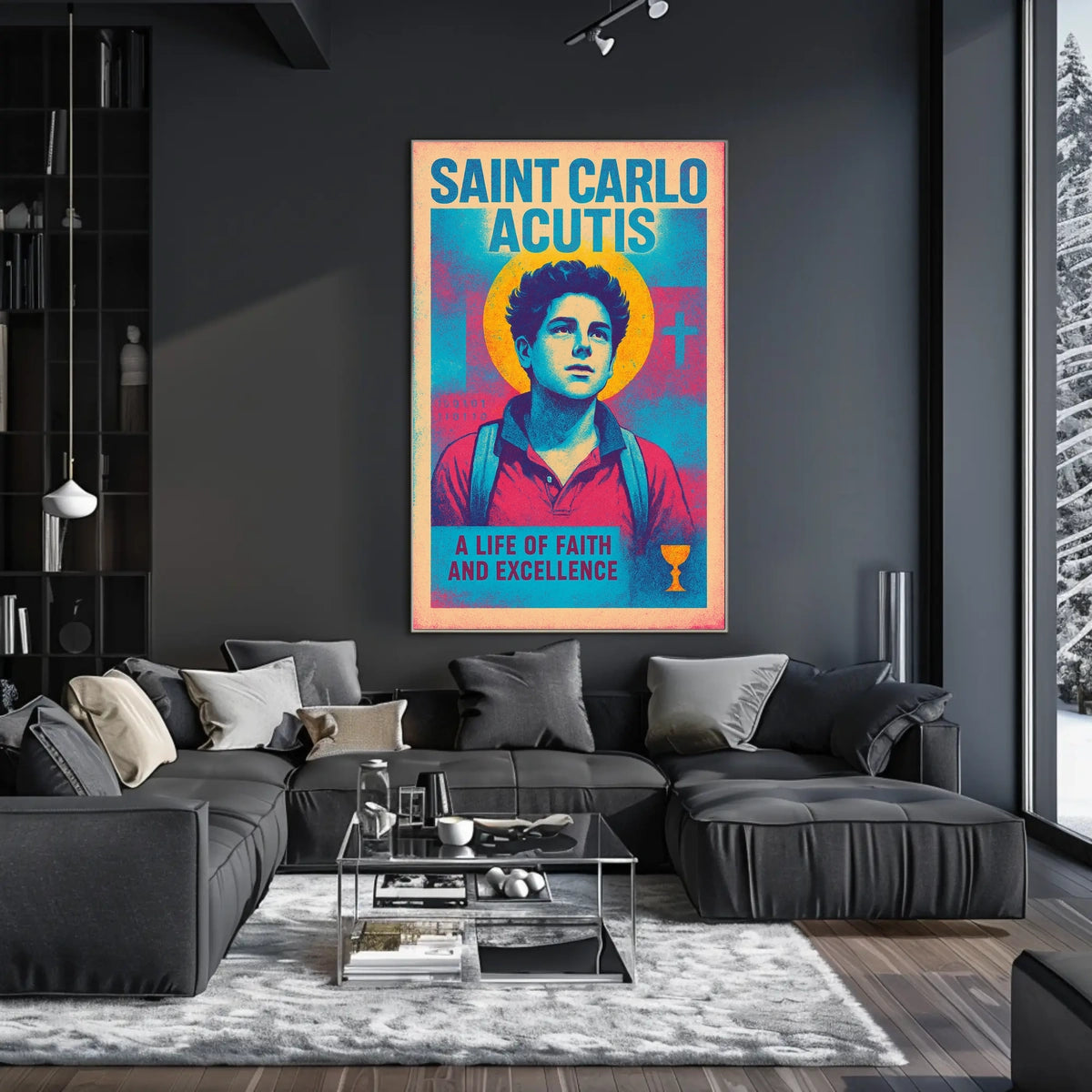 Saint Carlo Acutis A Life Of Faith And Poster