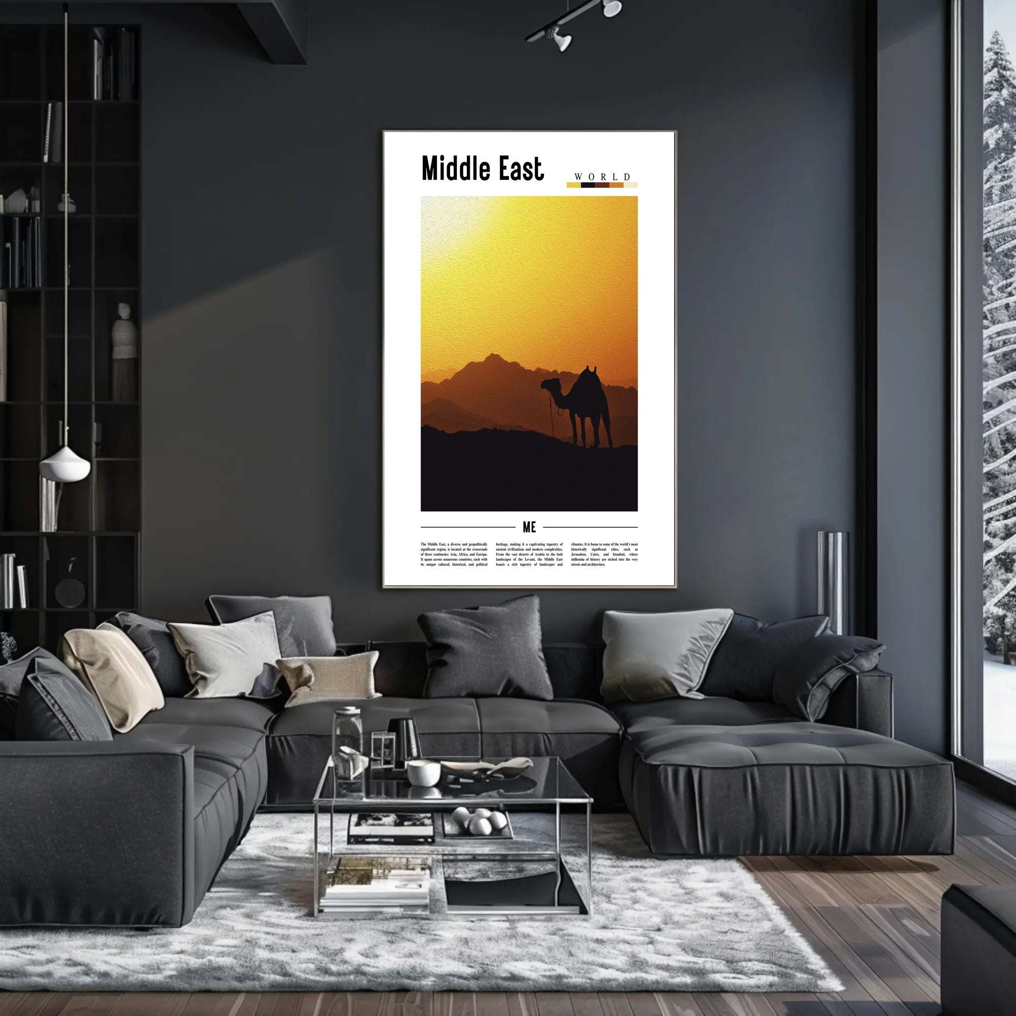 Middle Eastern Heritage Celebration Cultural or Heritage Poster PosterGoat