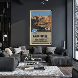 Grand Canyon Vintage Travel Poster Print