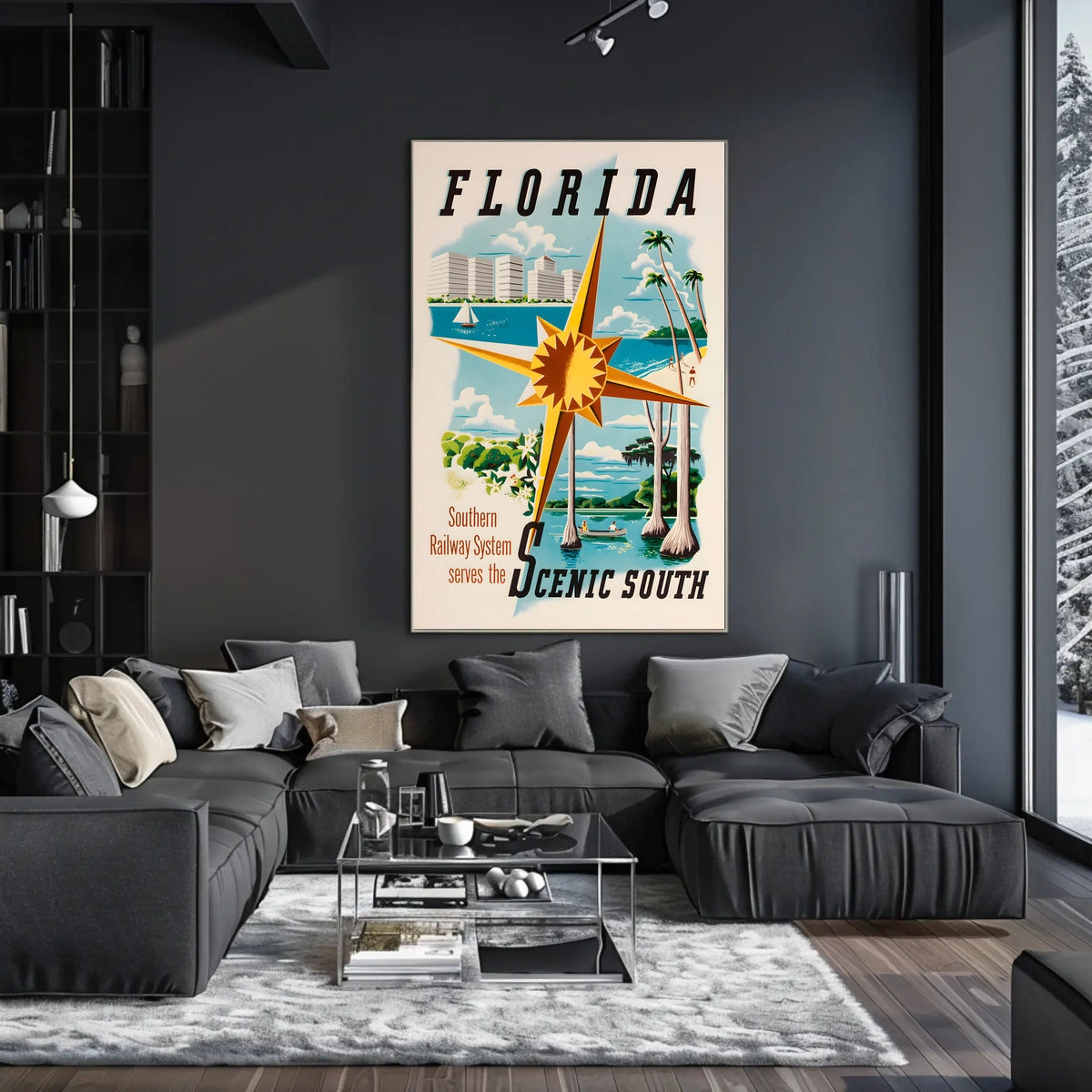 Florida Scenic South Railway Promotion Poster