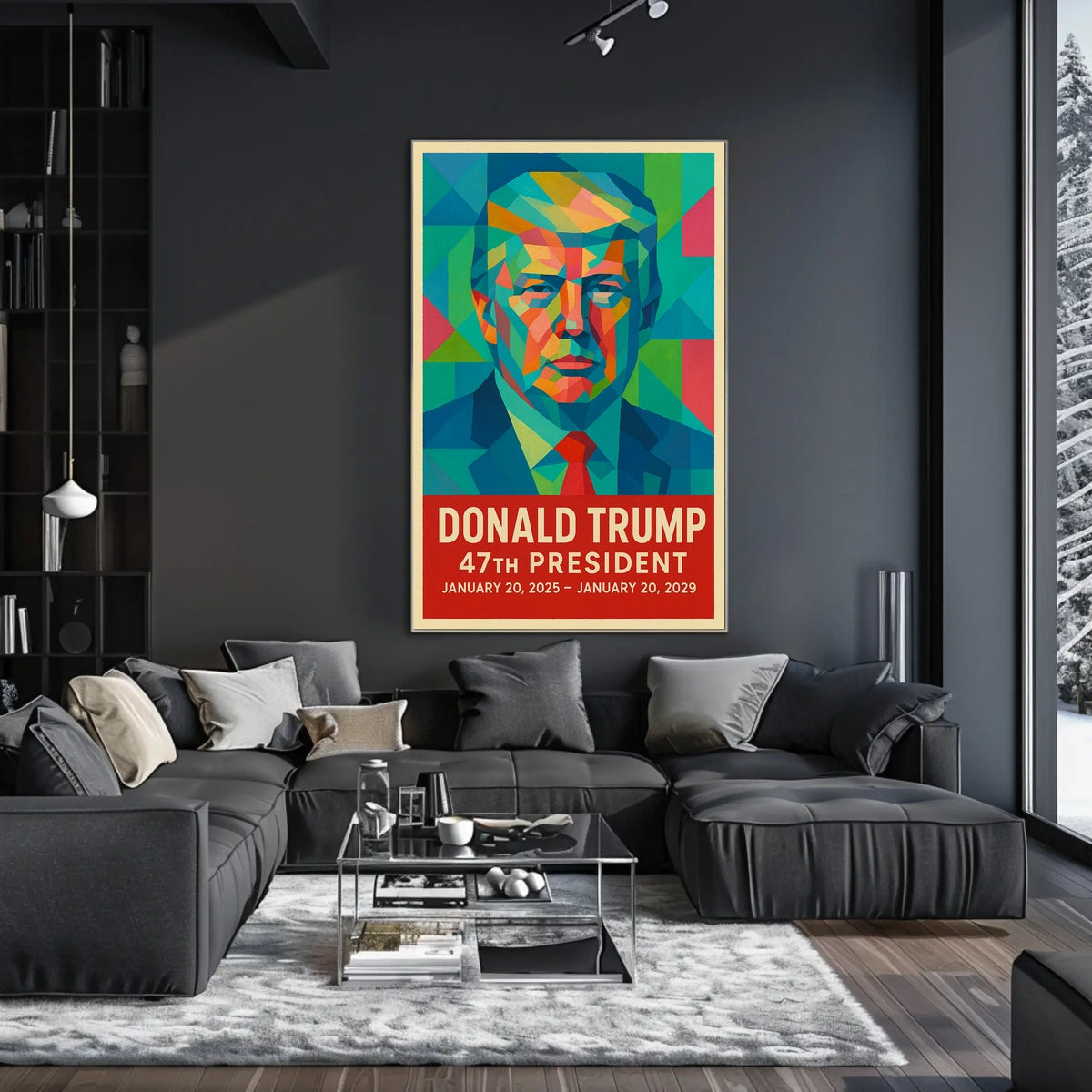 Donald Trump Vibrant Leadership Reimagined Poster