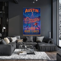 Austin River Of Lights Poster