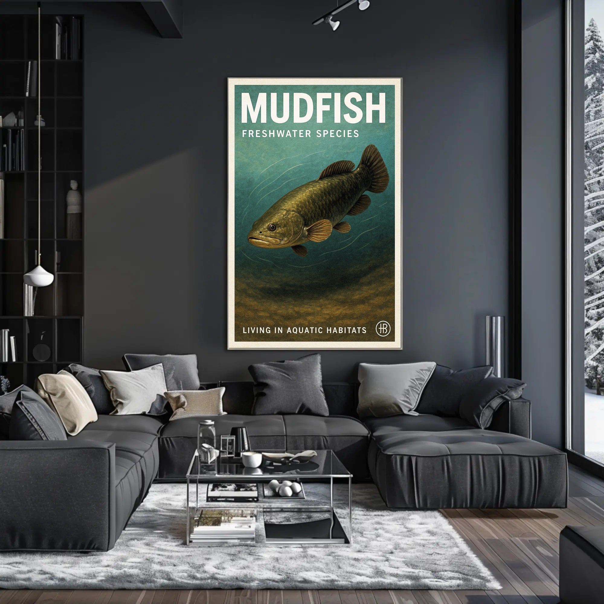 Mudfish Freshwater Species Poster PosterGoat