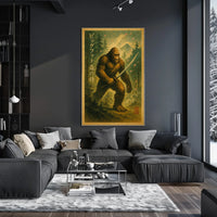 Bigfoot Forest Samurai Poster