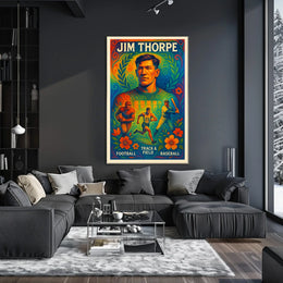 Celebrating Jim Thorpe Multisport Legend Poster